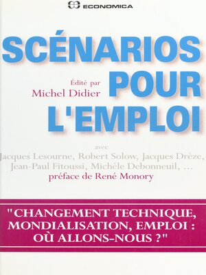 cover image of Scénarios pour l'emploi